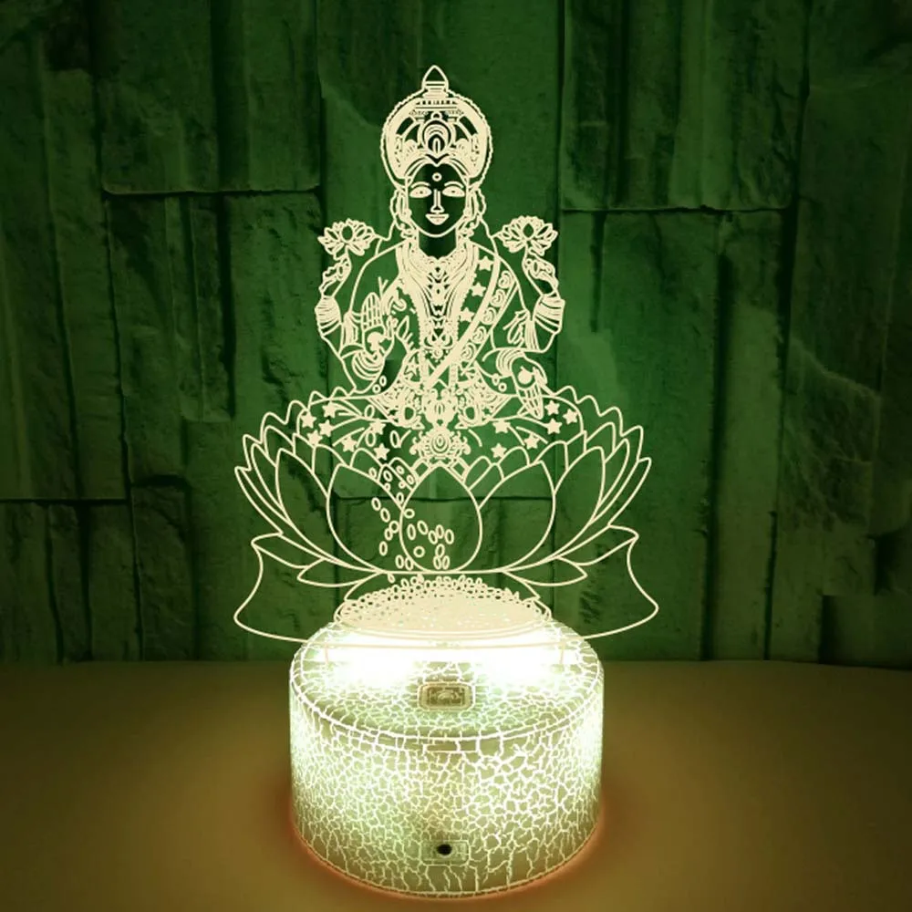Decor Lighting India - 3D Illusion Lamp India God of