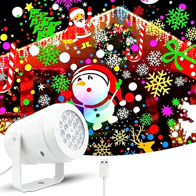 Lighting World Decor - Xmas Colorful Ocean World Projector Lamp,