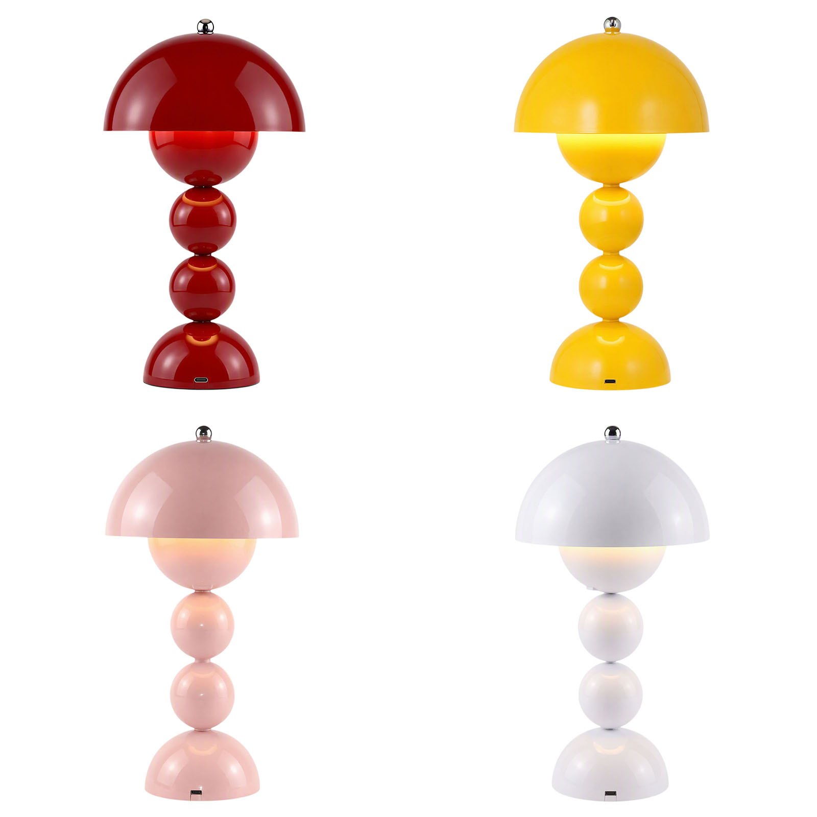 Lighting Decoration In Bedroom - Vintage Mushroom Table Lamp USB LED