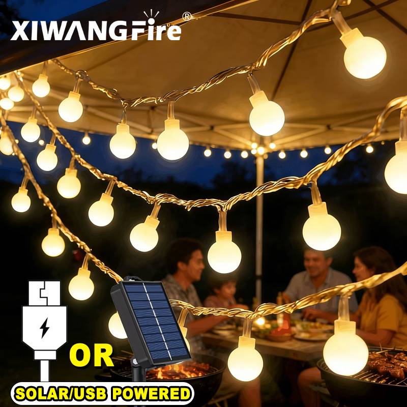 3-10M Solar/USB/Battery String - огляд і ціна Yard Lighting Decor