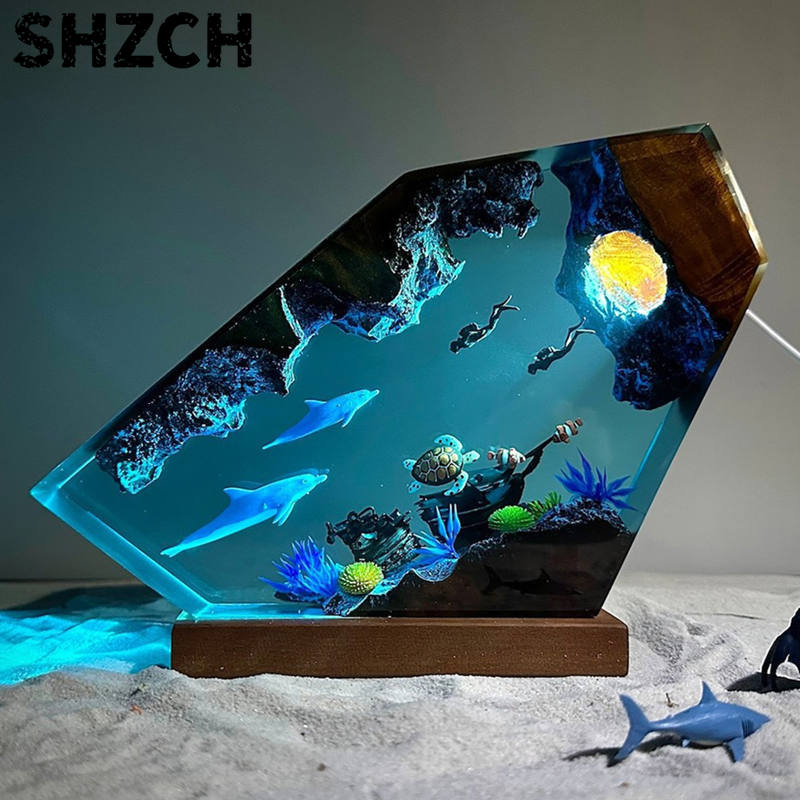 Seabed World Diving Resin Stat - огляд і ціна Lighting World Decor