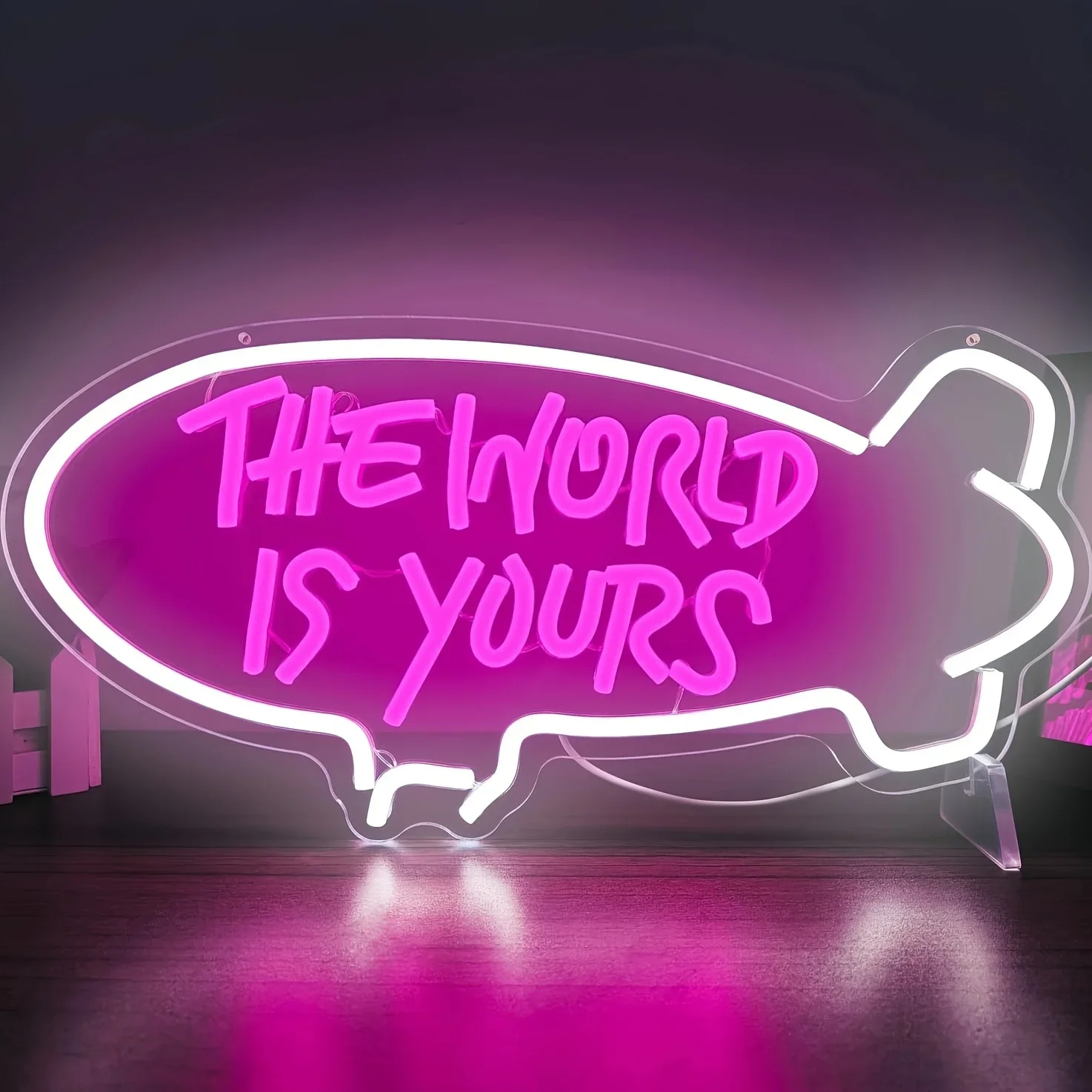 The World Is Yours Blimp Neon  - огляд і ціна Lighting World Decor