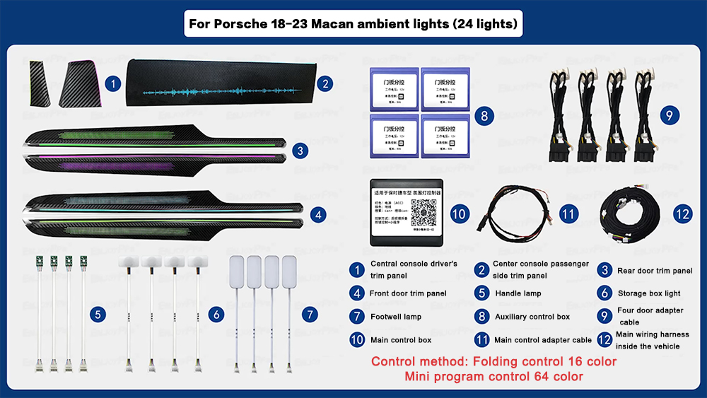 For Porsche Macan 2018-2023 Ca - огляд і ціна Decor Lighting India