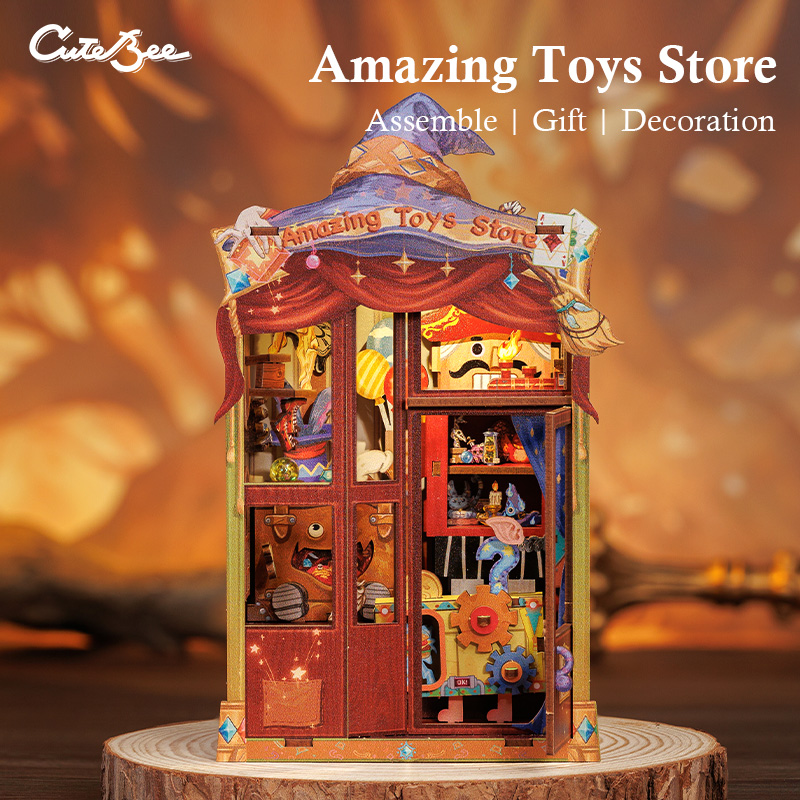 CUTEBEE DIY Book Nook Kit Mini - огляд і ціна Lighting Decor Store