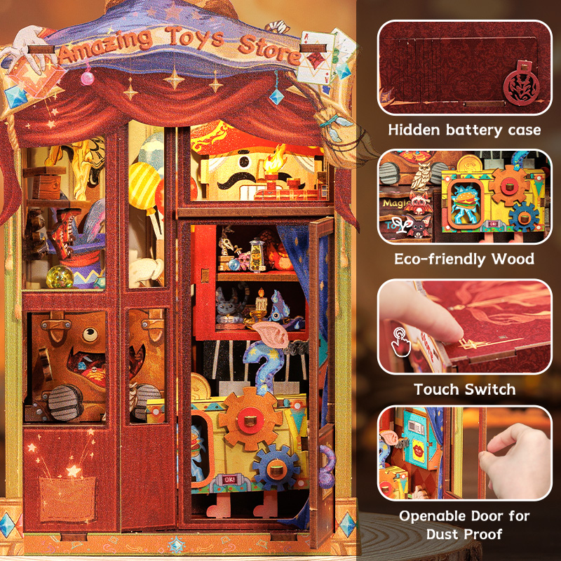CUTEBEE DIY Book Nook Kit Mini - огляд і ціна Lighting Decor Store