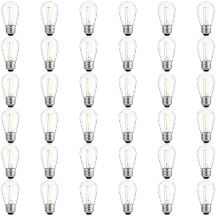 36 Pack S14 LED Bulbs for Outd - огляд і ціна String Light Outdoor