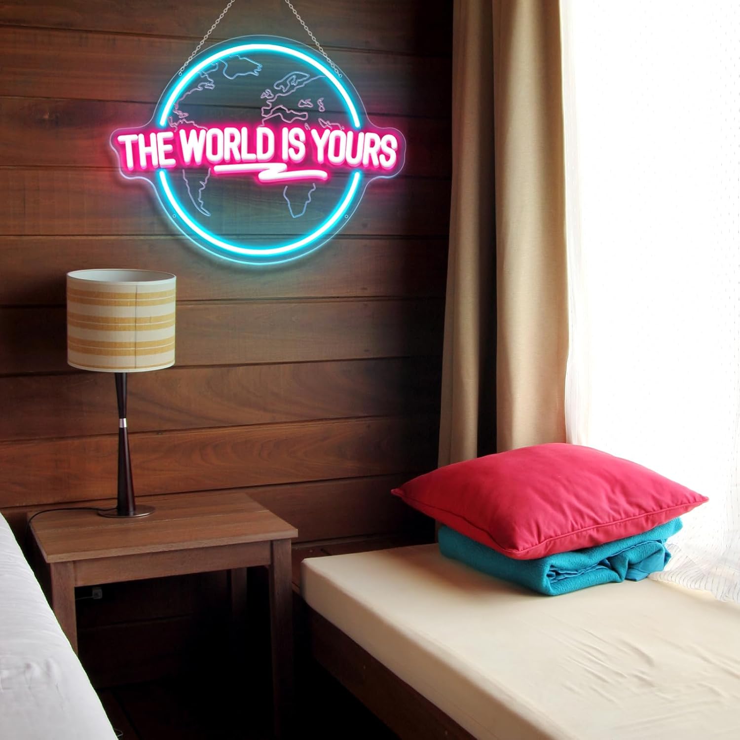 The World Is Yours Neon Sign C - огляд і ціна Lighting World Decor