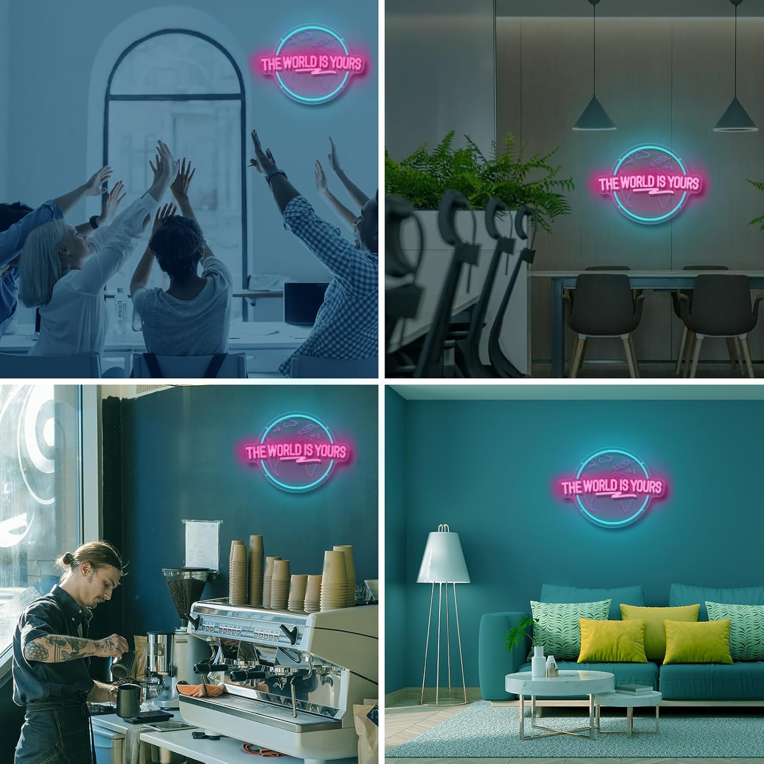The World Is Yours Neon Sign C - огляд і ціна Lighting World Decor
