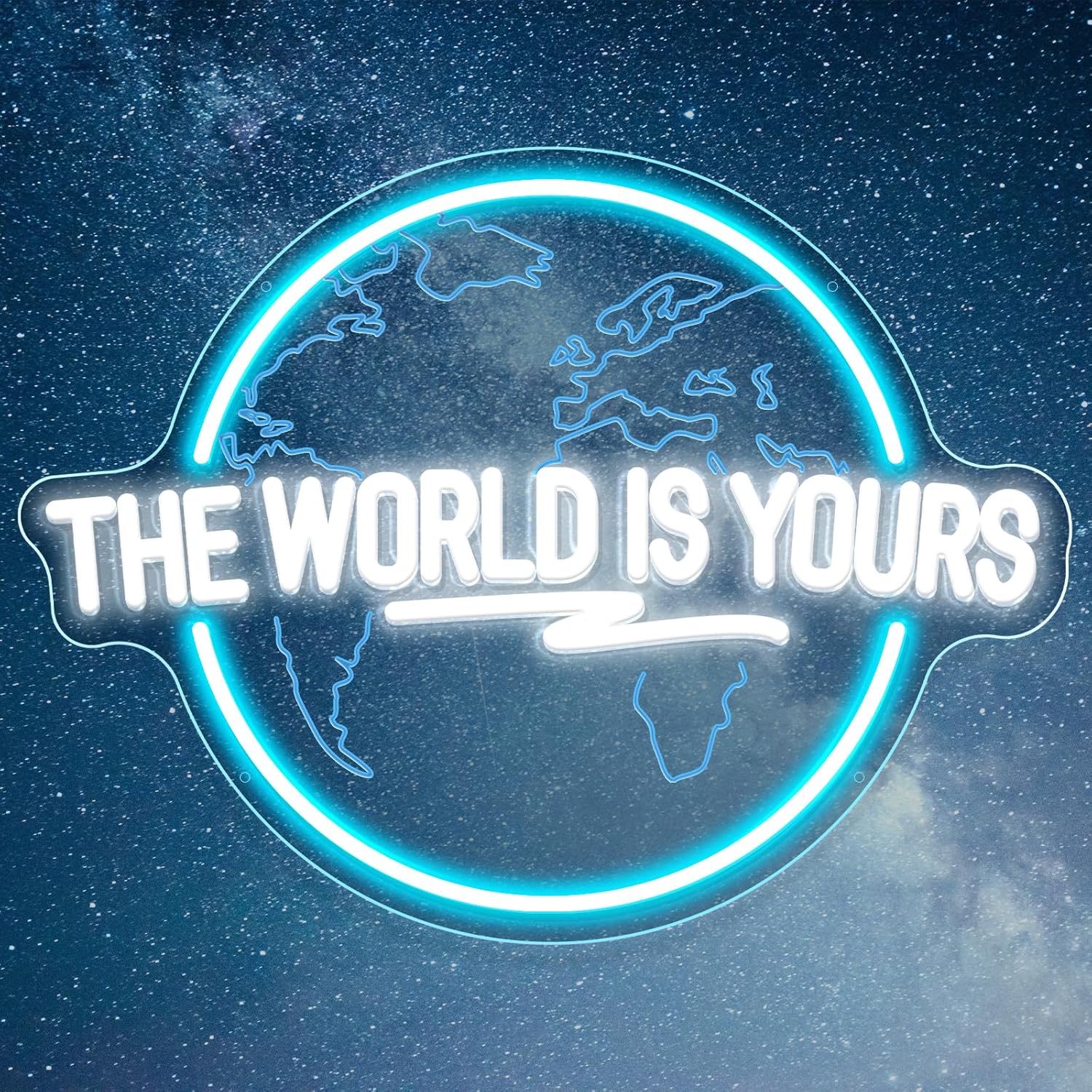 The World Is Yours Neon Sign C - огляд і ціна Lighting World Decor