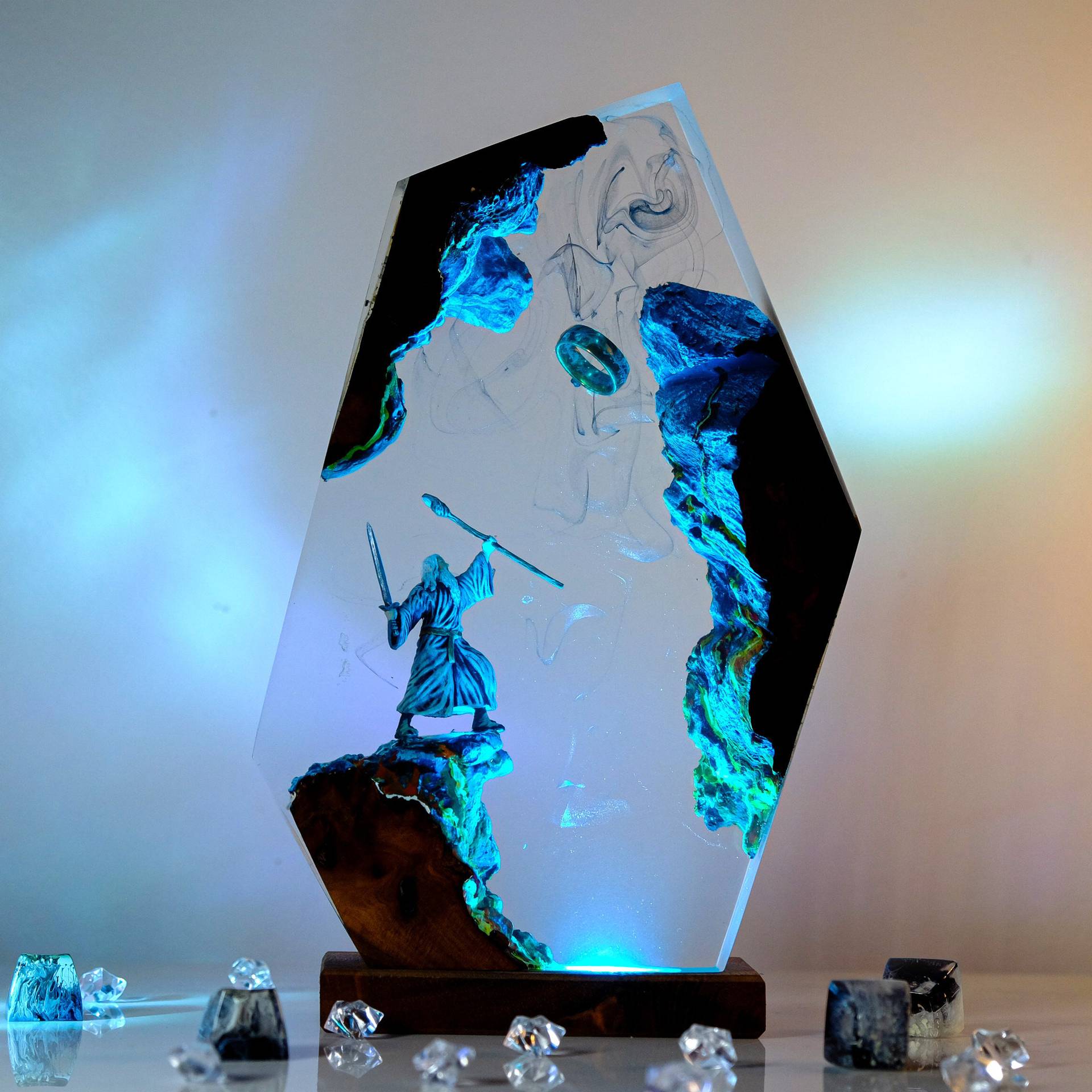 Movie Scence Figure Table Resi - огляд і ціна Lighting Decoration Wedding