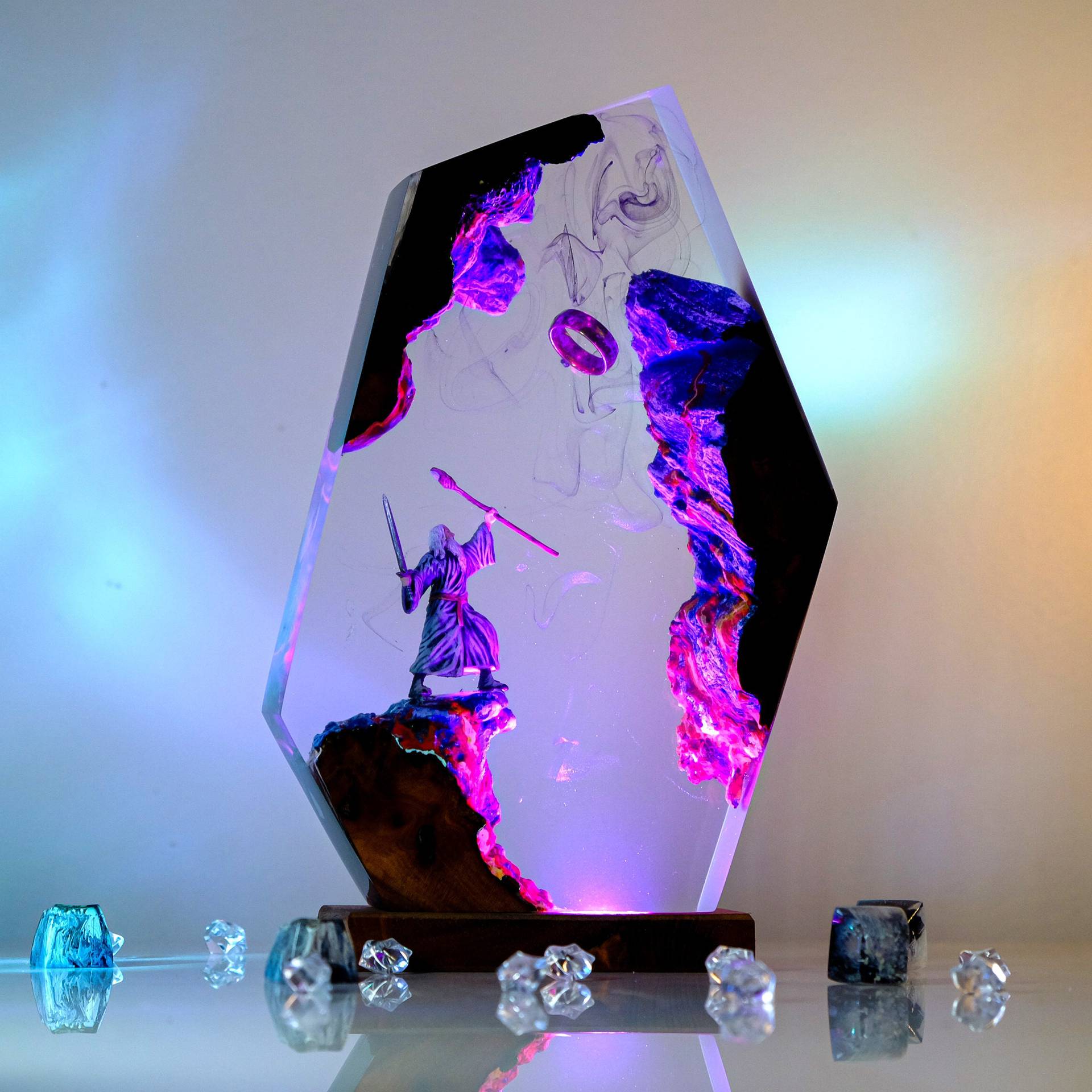 Movie Scence Figure Table Resi - огляд і ціна Lighting Decoration Wedding