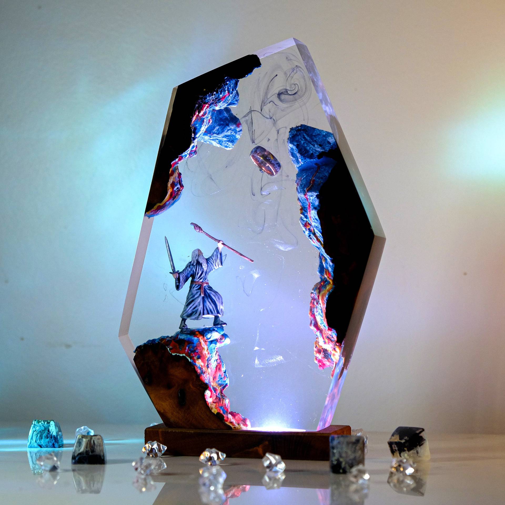 Movie Scence Figure Table Resi - огляд і ціна Lighting Decoration Wedding