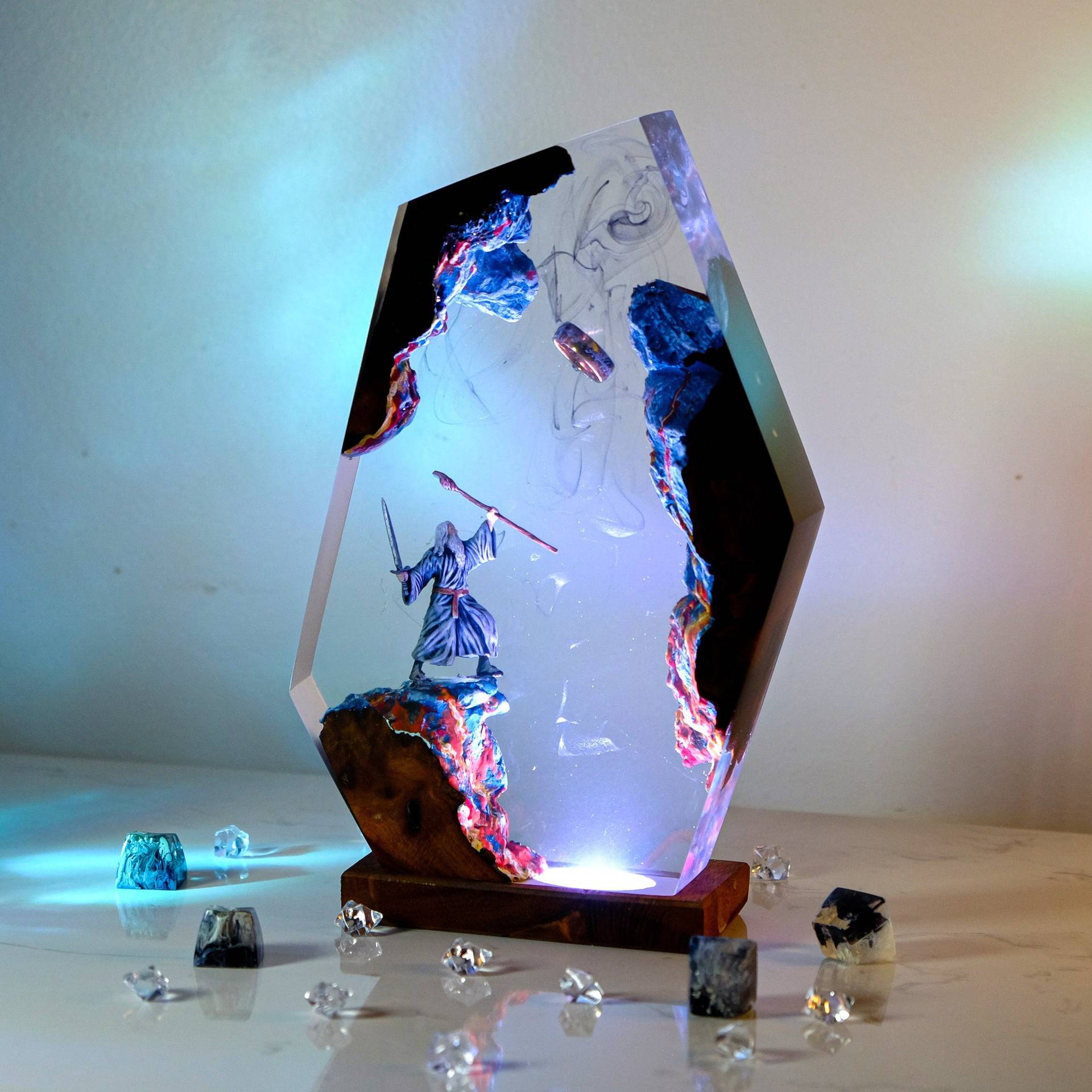 Movie Scence Figure Table Resi - огляд і ціна Lighting Decoration Wedding