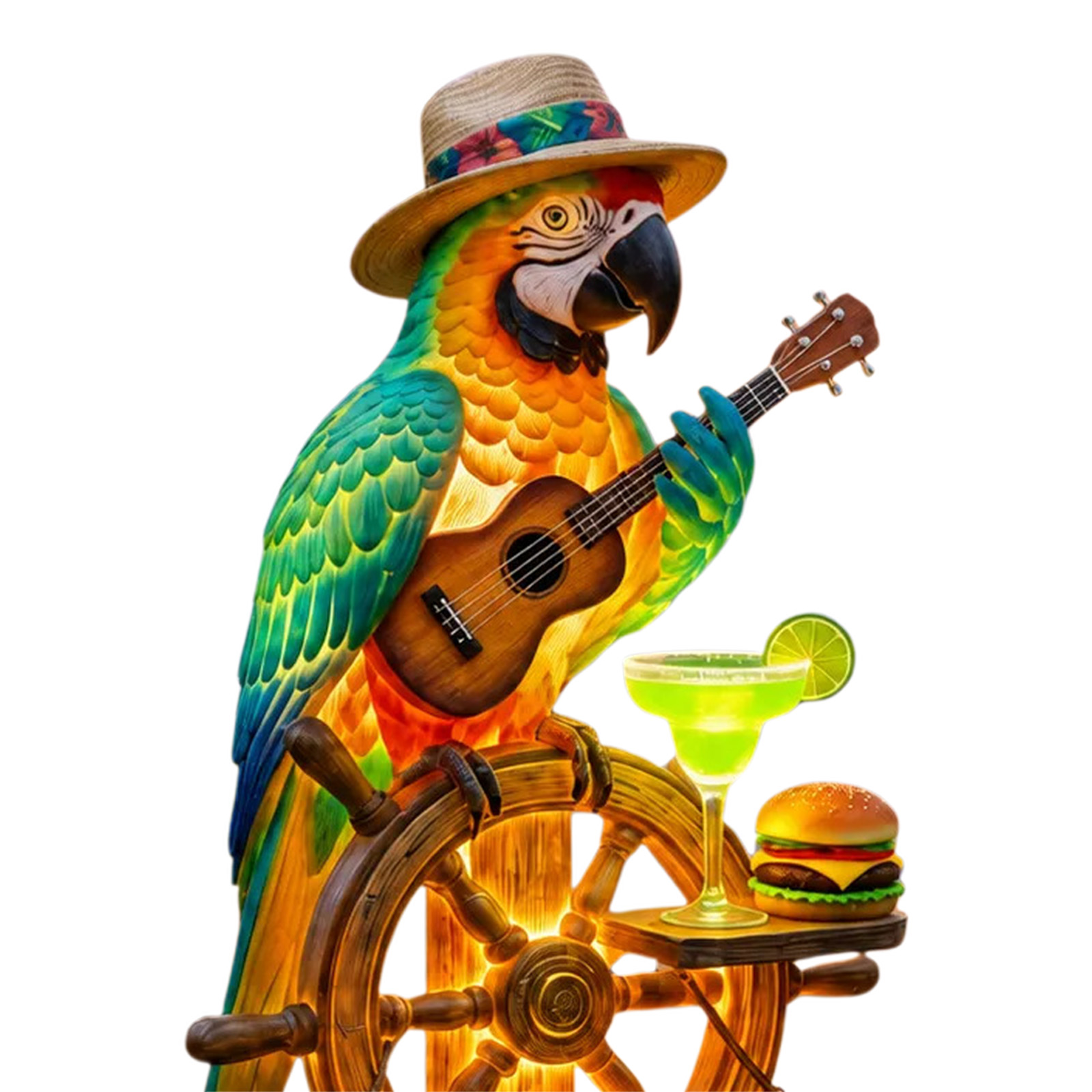 Solar-Powered Outdoor Parrot S - огляд і ціна Yard Lighting Decor