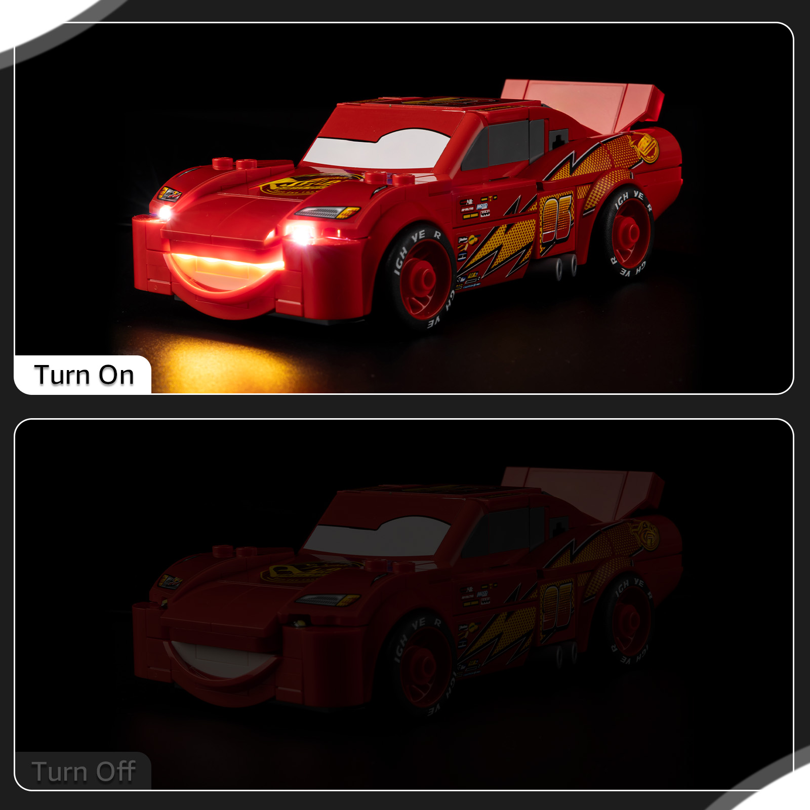 LED Light Set Suitable for Lig - огляд і ціна Lighting Mcqueen Wall Decor