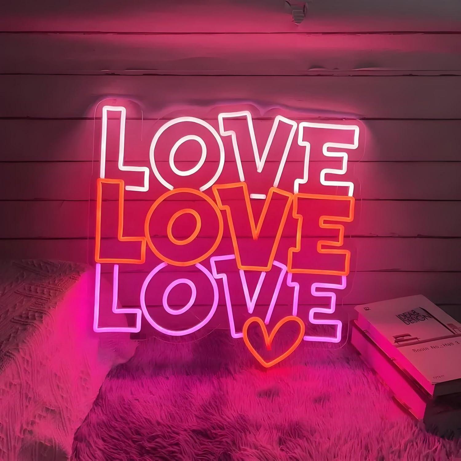 Love Neon Sign USB Dimmable LE - огляд і ціна Lighting Decoration Wedding