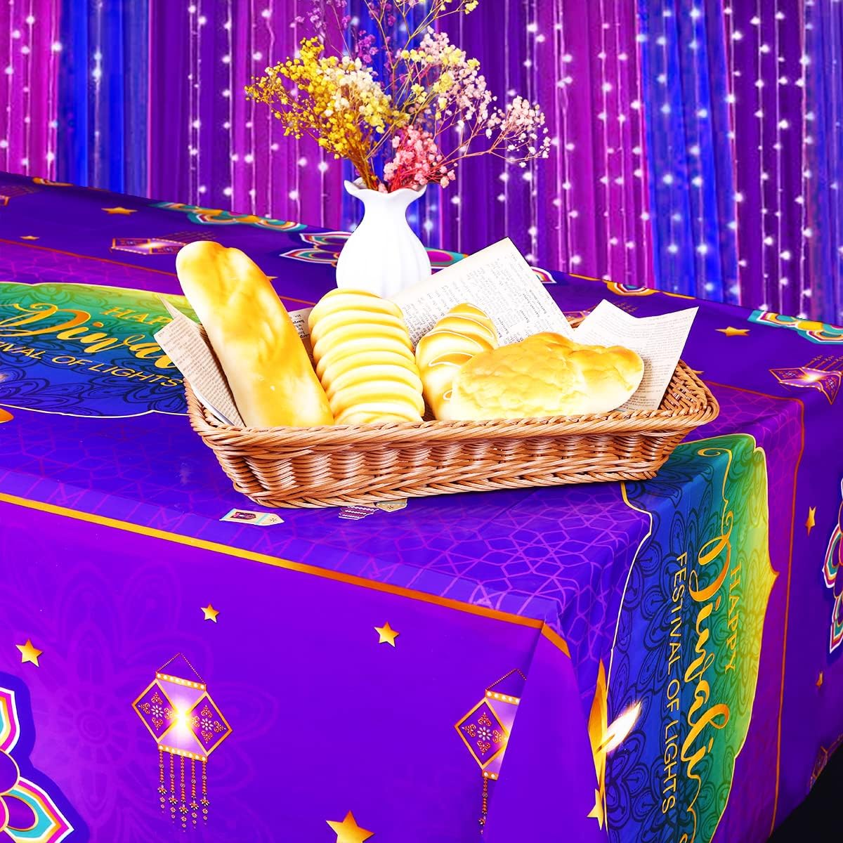 Happy Diwali Tablecloth,India  - огляд і ціна Decor Lighting India