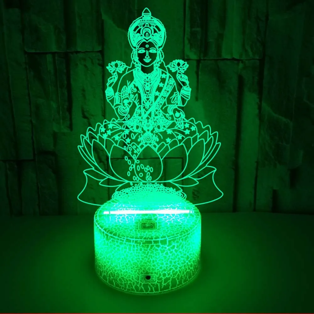 3D Illusion Lamp India God of  - огляд і ціна Decor Lighting India