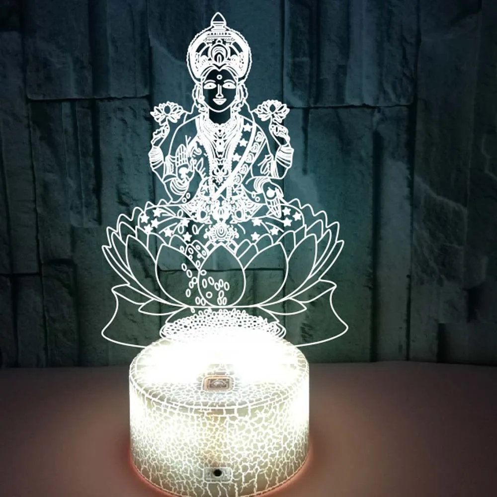 3D Illusion Lamp India God of  - огляд і ціна Decor Lighting India