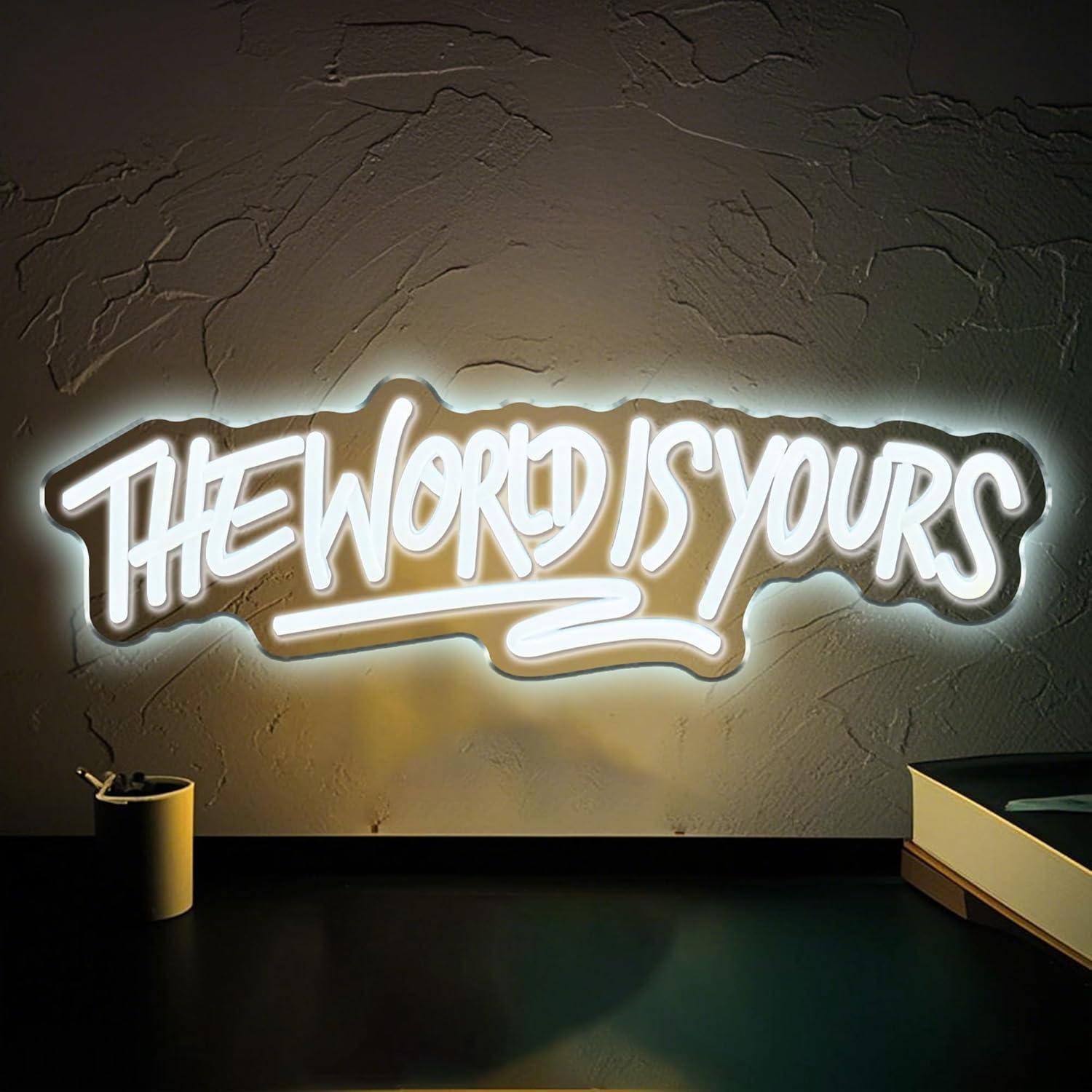 The World is Yours Neon Sign U - огляд і ціна Lighting Decoration Wedding