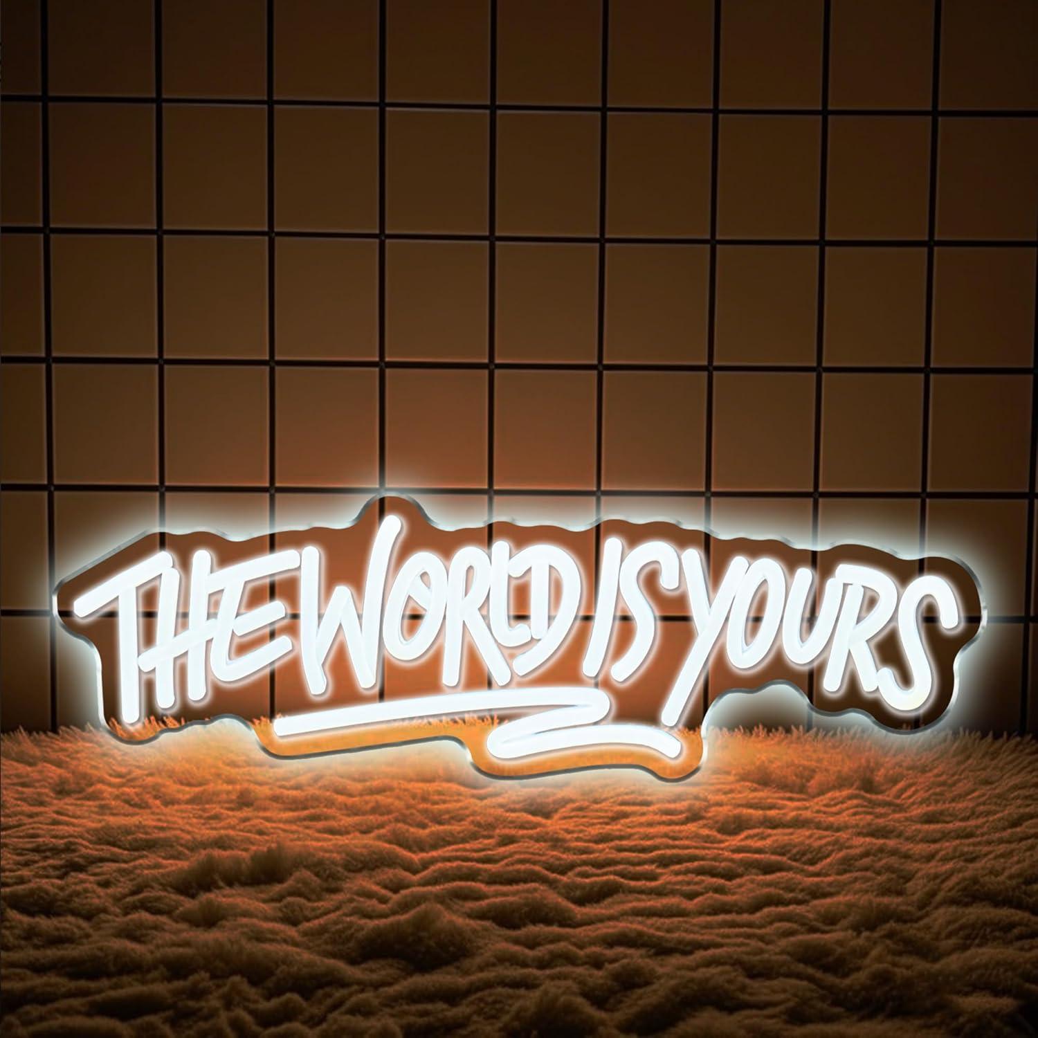 The World is Yours Neon Sign U - огляд і ціна Lighting Decoration Wedding
