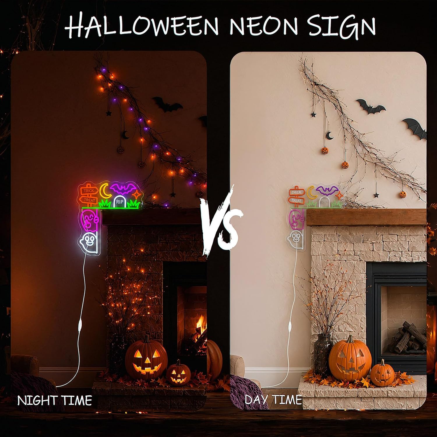 Trick Or Treat Neon Sign USB P - огляд і ціна Home Decor Lighting Tricks