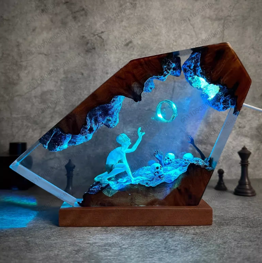 Resin Lamp Unique Room Decorat - огляд і ціна Lighting World Decor