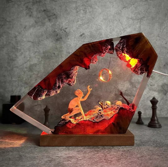 Resin Lamp Unique Room Decorat - огляд і ціна Lighting World Decor
