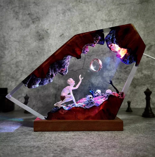 Resin Lamp Unique Room Decorat - огляд і ціна Lighting World Decor