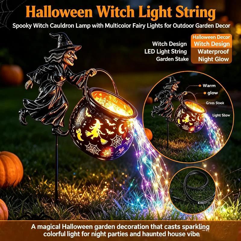 New Halloween Witch Cauldron S - огляд і ціна String Light Outdoor