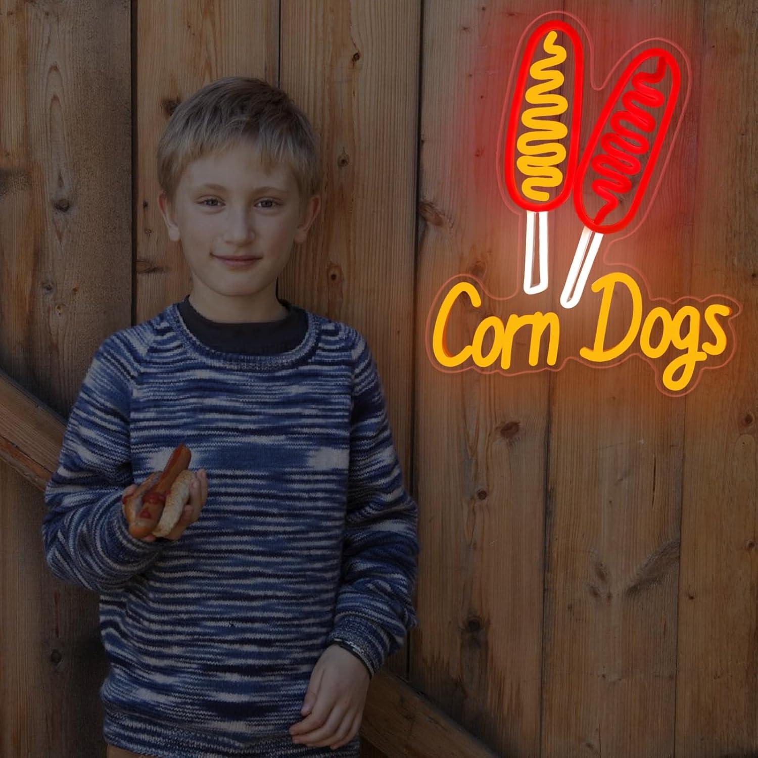 Corn Dog Neon Sign Snack USB D - огляд і ціна Lighting Decoration Wedding